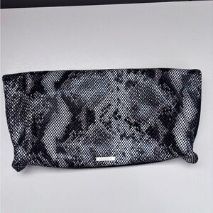 BCBGMaxAzria Black and Gray Clutch